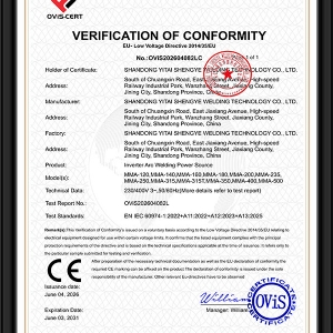 CE-LVD欧盟低电压符合性认证证书