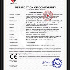 CE-LVD欧盟低电压符合性认证证书